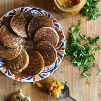 Uttapam - Fermented Whole Grain Pancakes from South India